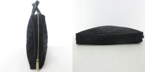 CHANEL ニュートラベル ブリーフケース トートバッグ ナイロンジャカード ココマーク ブラック