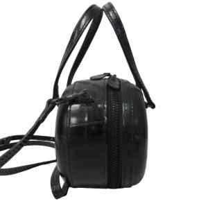 Jean Paul GAULTIER ヴィンテージ ショルダーバッグ 2WAY クロコ型押し ブラック