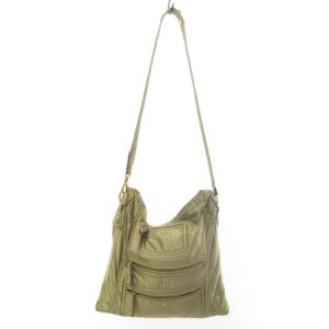 TOD'S ショルダーバッグ 肩掛けバッグ 斜め掛けバッグ ナイロン ゴールド金具 イタリア製 ゴールド色 金色 0625 NGA35