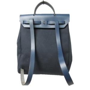 HERMES エールバッグアド リュックサック トワルアッシュ×ボックスカーフ 2WAY シルバー金具 E刻印