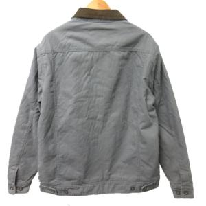 WOOLRICH カバーオール ワークジャケット 内ボア コーデュロイ切替 グレー M 0619