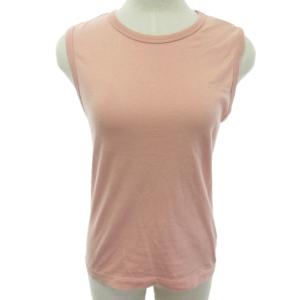 ×FilMelange フィルメランジェ コラボ タンクトップ ノースリーブ カットソー ピンク 0 約Sサイズ 0621