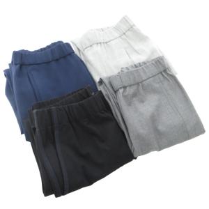 4点セット まとめて スラックス イージーパンツ サイドライン ストレッチ有 紺 黒 グレー ダークグレー S 0708