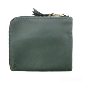 COMME des GARCONS Classic Wallet レザー 財布 クラシック ウォレット 小銭入れ コインケース SA3100 緑 グリーン 0705