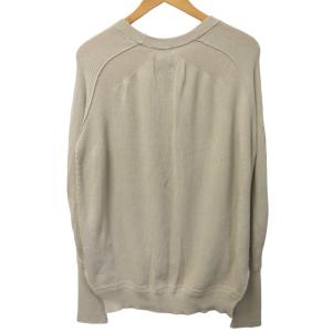 Ron Herman RHC 近年モデル 美品 ロングリブ コットン ニット セーター 3210800277 長袖 ベージュ S 0708