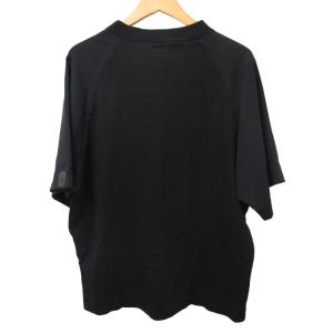 N.HOOLYWOOD エヌハリ 近年モデル ラグランTシャツ オーバーサイズ カットソー 半袖 ブラック 黒 36 約M 0719 STK