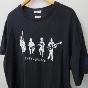 Engineered Garments ×SUN HOUSE 別注 Printed Cross Crew Neck 近年モデル Tシャツ カットソー プリント アメリカ製