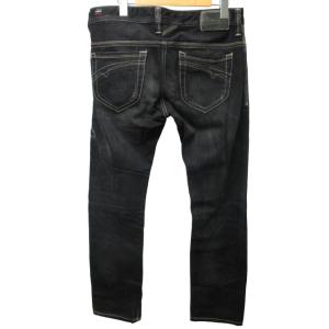 DIESEL THANAZ デニム スリムスキニー ダメージジーンズ 008QQ イタリア製 黒 ブラック W30 L32 約M 0721