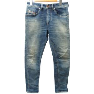 THOMMER-T デニム ジョグジーンズ ダメージ加工 084YQ ストレッチ有 青系 ブルー系 W28 S-M 0721