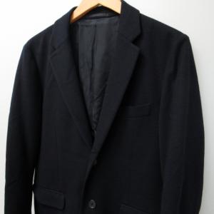 TOMORROWLAND 近年モデル テーラードジャケット ブレザー 2B 本切羽 紺 ネイビー 44 約S 0722 STK
