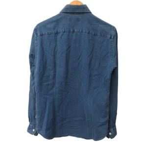 TOMORROWLAND PILGRIM 近年モデル  デニムシャツ 61-01-54-01001 長袖 青系 ブルー系 S 0721 STK