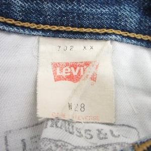 Levi's 復刻 702 デニムパンツ 赤耳 セルビッジ 28 インディゴ