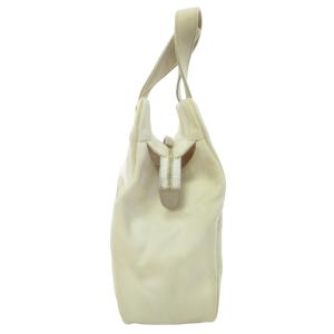 CHANEL マシュマロ ハンドバッグ キャンバス ココマーク アイボリー ベージュ 0725 GY05