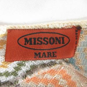 MISSONI ワンピース ビックシルエット チュニックカットソー 総柄 ラメ 半袖 マルチカラー M 0803 STK
