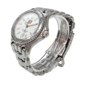 TAG Heuer WG1210 セル プロフェッショナル 200m ウォッチ クォーツ デイト 白文字盤 シルバー色