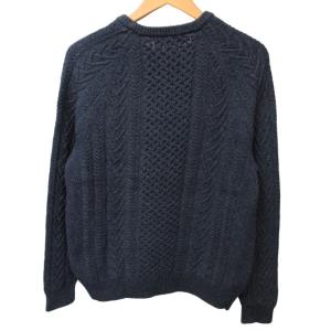 Brooks Brothers ケーブルニット  セーター 長袖 紺 ネイビー M 0815 GY12