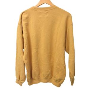 KENZO JEANS ヴィンテージ プリントトレーナー スウェット 長袖 黄色 イエロー系 M 0807 GY12