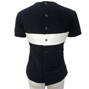 CHANEL ヴィンテージ カットソー シルク ココマーク 38 ネイビー