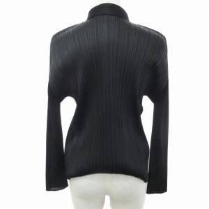 PLEATS PLEASE ISSEY MIYAKE ISSEY MIYAKE PP55-JJ105 シャツ プリーツ 3 ブラック