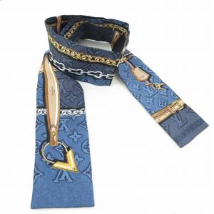 M78151 バンドー デニムグラム コンフィデンシャル ミニスカーフ ストール モノグラム ブルー