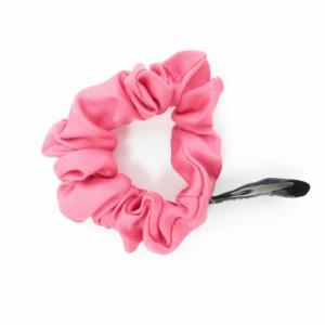 CHANEL シュシュ ヘアバンド 髪留め シルク ヘアアクセサリー ファッション小物 イタリア製 ピンク 0901