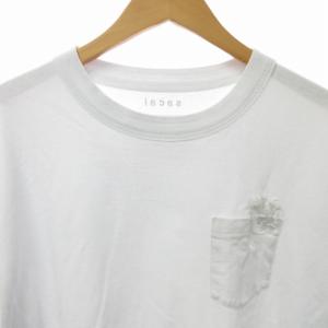 sacai 美品 22AW Flower Embroidery T-Shirt フラワー刺繍 Tシャツ カットソー 半袖 スリット 22-02868M