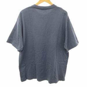 ATON 美品 近年 オーバーサイズTシャツ カットソー 半袖  無地 日本製 紫 パープル系 4 約L 0911