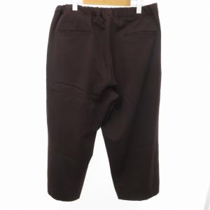 Graphpaper レショップ別注 近年 タイプライターシェフパンツ ワイドパンツ ベルクロ ボルドー F 0911