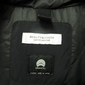 BEAUTY&YOUTH UNITED ARROWS KOMATSU ダウンジャケット コート 1225-115-7870 黒 ブラック XL 1012 IBO44
