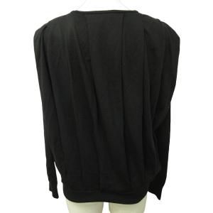 Drawer 近年モデル ニット セーター 長袖 黒 ブラック 1 約S 1007  IBO44