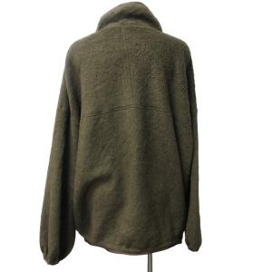 Deuxieme Classe オーバーサイズ フリースジャケット 起毛 ウール ブルゾン 18-010-500-7070-3-0 カーキ 緑系 グリーン