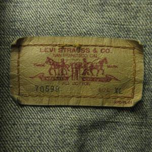 Levi's 70599 デニム ジャケット Gジャン ブルゾン インディゴ系 XL 1004