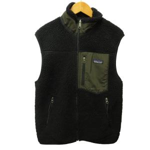 レトロX フリースベスト ボアベスト ジャケット 23046 黒 ブラック S 1013