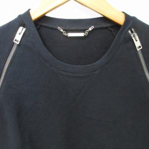 DIOR HOMME 美品 04AW エディ期 アーカイブ ジップ スウェット トレーナー 長袖 黒 ブラック XS 1125 STK