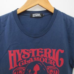 HYSTERIC GLAMOUR ヒスガール Tシャツ カットソー 0251CT24 長袖 紺 ネイビー S 1127 STK