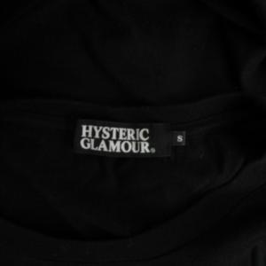HYSTERIC GLAMOUR 美品 ロンT Tシャツ カットソー CINEROTIC ヒスガール ブラック 黒 S 0214CL06 1122 STK
