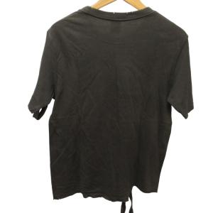 NUMBER (N)INE 黒タグ 本人期 Tシャツ カットソー ダメージ加工 半袖 茶 ブラウン 2 M 1201 STK