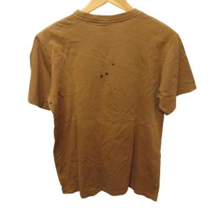 NUMBER (N)INE 本人期 Montreal canada Tシャツ カットソー ダメージ加工 半袖 茶 ブラウン 4 L-XL 1201 STK