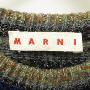 MARNI 22AW CRAZY MIX KNIT SWEATER クルーネックセーター ニット モヘヤ混