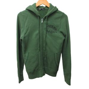 HYSTERIC GLAMOUR LUCIFER ジップアップパーカー フーディー 2CF-7930 長袖 グリーン 緑 F 1021 STK
