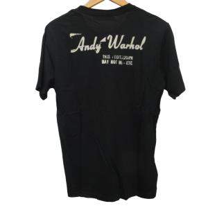 ANDY WARHOL by HYSTERIC GLAMOUR 美品 プリントTシャツ カットソー 半袖 黒 ブラック M 1028 STK