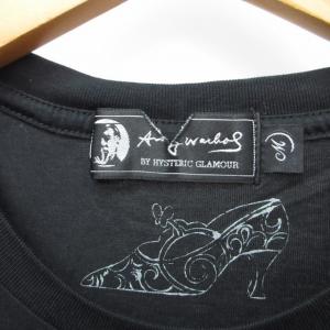 ANDY WARHOL by HYSTERIC GLAMOUR 美品 プリントTシャツ カットソー 半袖 黒 ブラック M 1028 STK