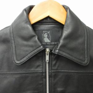 HYSTERIC GLAMOUR A-2 ラムレザーフライトジャケット S ブラック