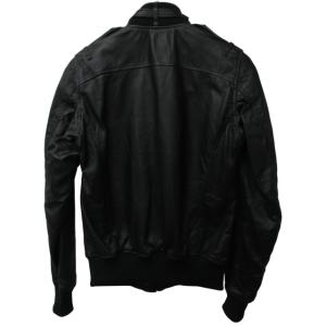 HYSTERIC GLAMOUR 美品 ピッグスキン シングル レザージャケット ブルゾン 4LB-1561 黒 ブラック S 1030 STK