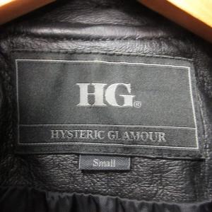 HYSTERIC GLAMOUR 美品 ピッグスキン シングル レザージャケット ブルゾン 4LB-1561 黒 ブラック S 1030 STK
