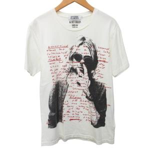 Kurt Cobain カートコバーン プリント Tシャツ カットソー 0211CT10 半袖 白 ホワイト S 1019
