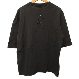 NUMBER (N)INE 01SS TIME期 オリジナル アーカイブ ドクロ Tシャツ ダメージ加工 散弾銃加工 3 グレー