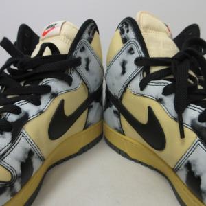 NIKE Dunk High Black Acid Wash スニーカー イエロー ブラック