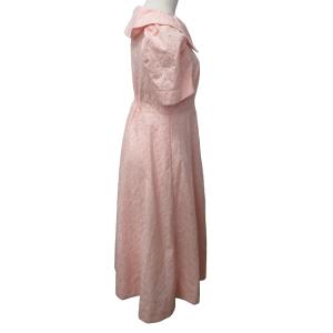 CELFORD タグ付き CWF0221052 22SS モノグラム エンブ ワンピース インナー付き ロング丈 半袖 ピンク 36 S 1115