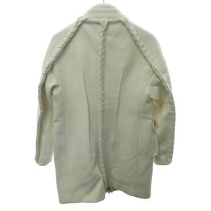 DIESEL コート ジャケット シルバー金具 白 ホワイト XS 1115 IBO44